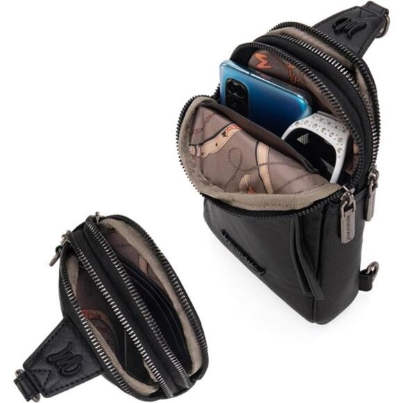 Montana West Small Crossbody Sling Bag for Women Cute Cross Body Fanny Pack - Picture 5 of 7